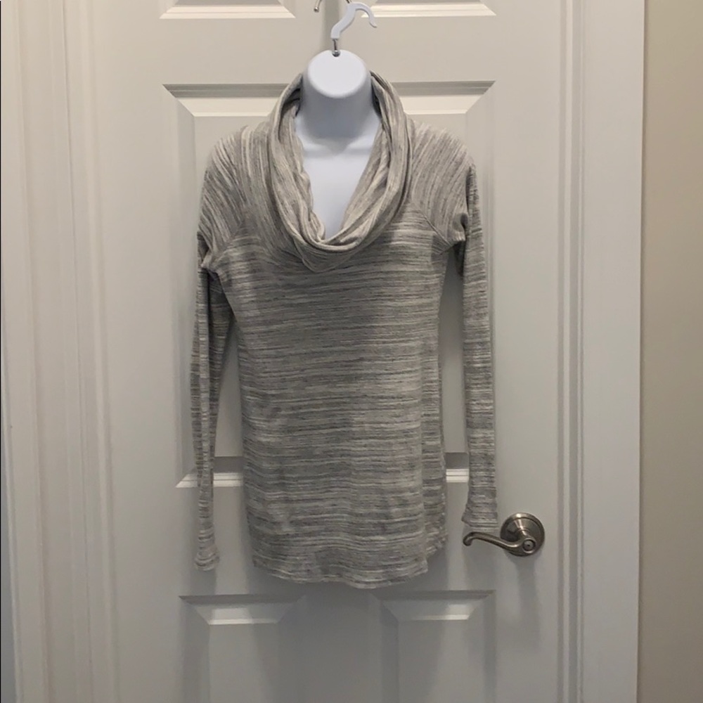 Ingrid and Isabel maternity cowl neck shirt